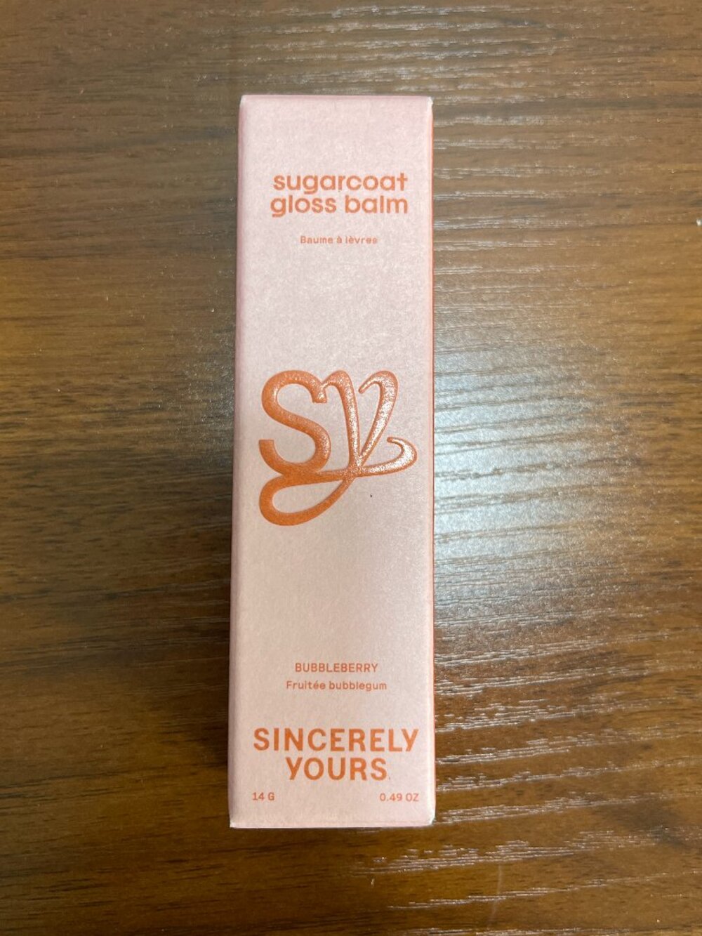 Sincerely Yours Sugarcoat Gloss Lip Balm – Bubbleberry – NEW